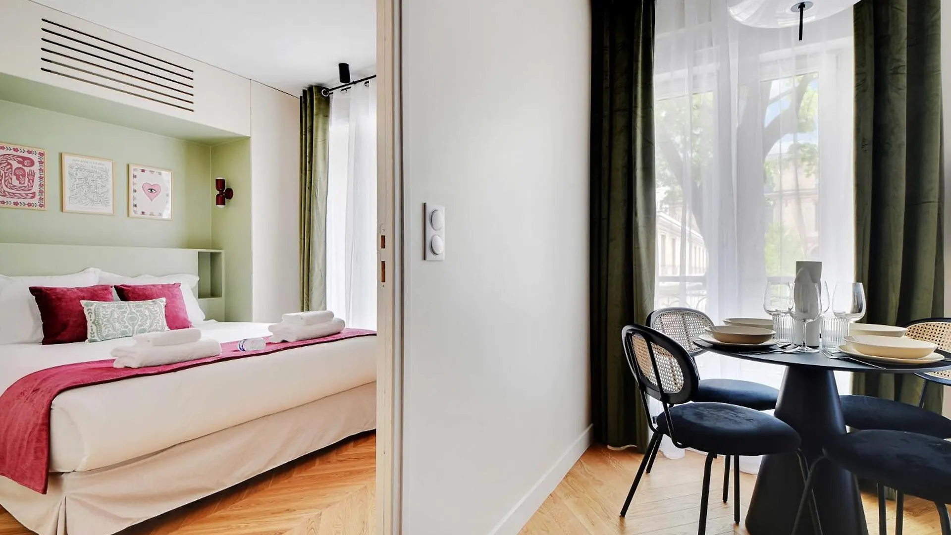 Apartment Parisian With Air Conditioning Eiffel Tower France