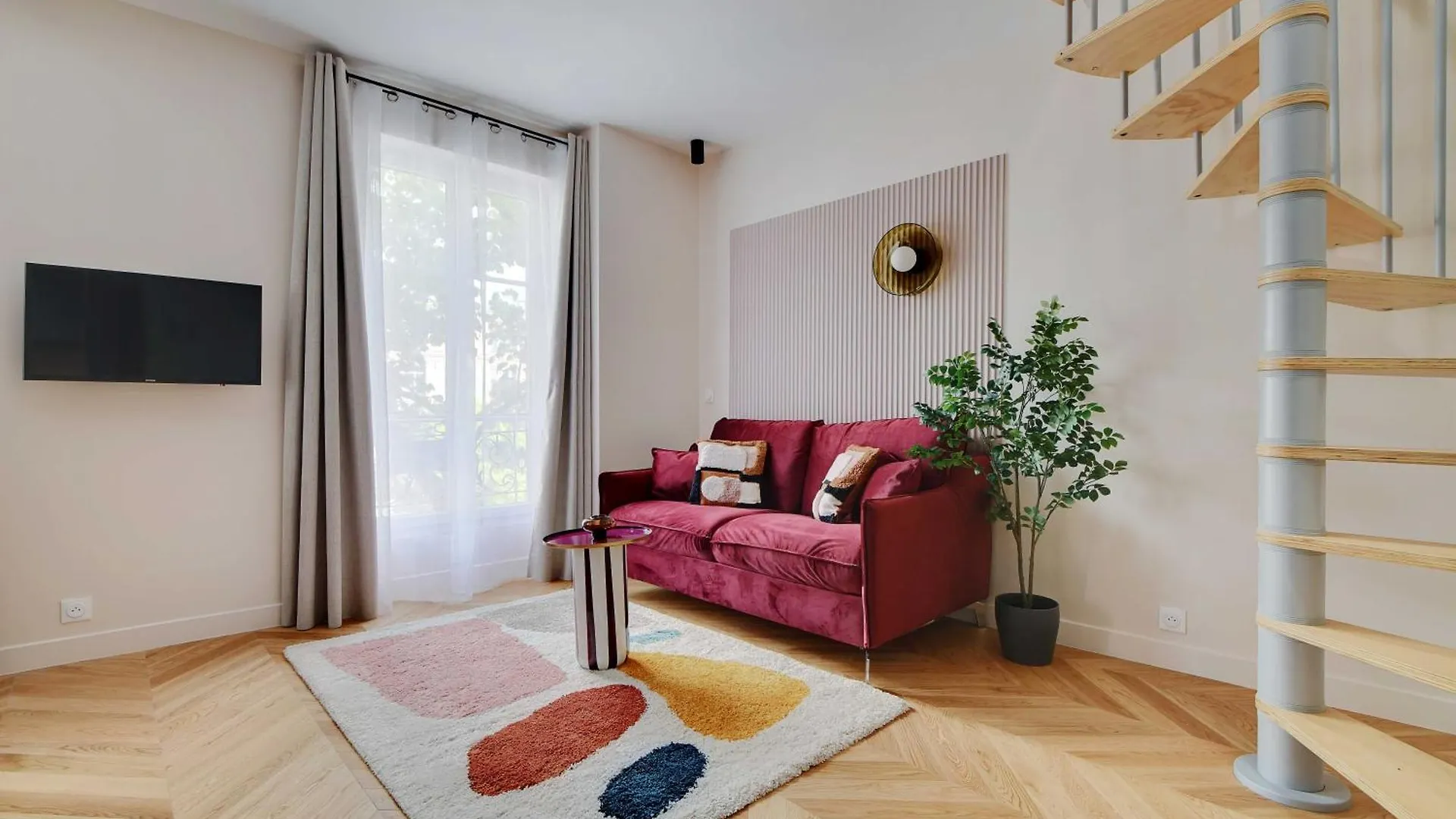 Apartment Parisian With Air Conditioning Eiffel Tower